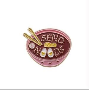 Send Noods Noodles Pin Brooch